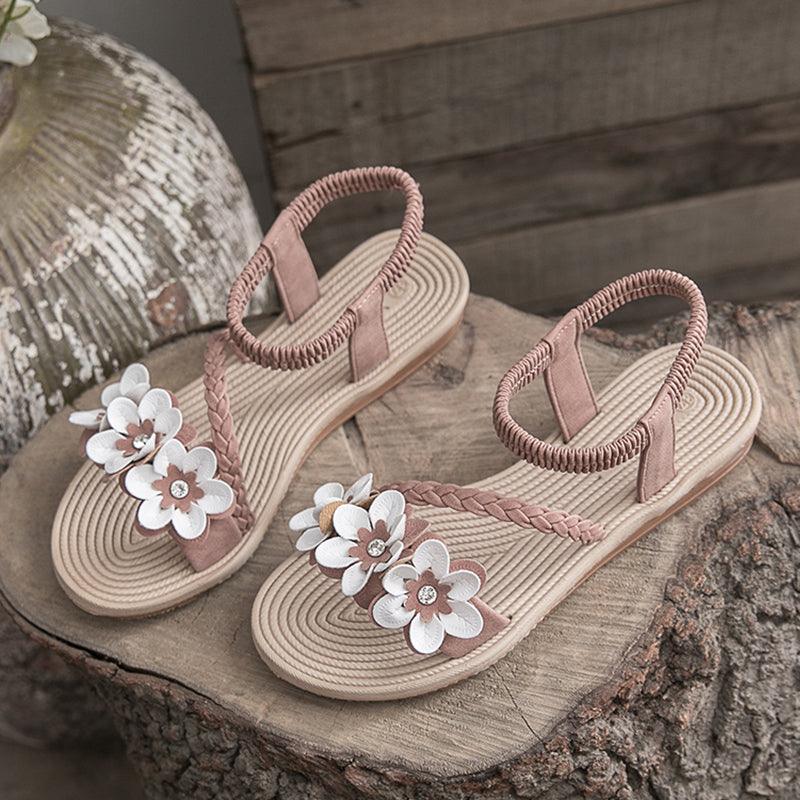 flat roman slip-on shoes, view 3 - MRSLM