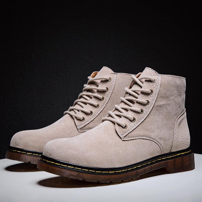 British style high-top casual work boots - MRSLM