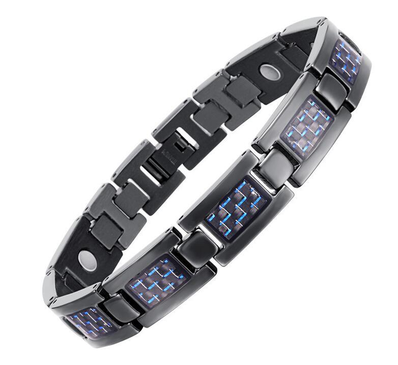 titanium steel magnetic bracelet, view 3 - MRSLM