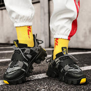 men's thick sole chunky sneakers, view 3 - MRSLM