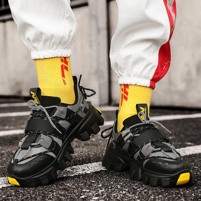 men's thick sole chunky sneakers, view 3 - MRSLM