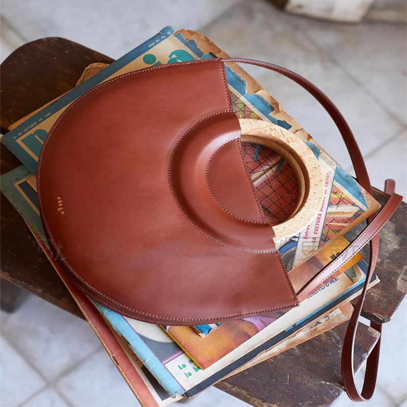 wooden handle fan bag, view 4 - MRSLM