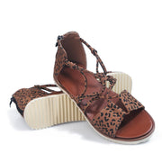leopard print non-slip flat sandals, view 2 - MRSLM