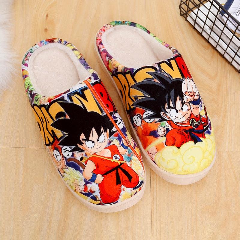 Men's cartoon cotton slippers, view 5 - MRSLM