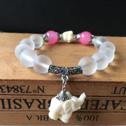 crystal elephant charm bracelet, view 11 - MRSLM