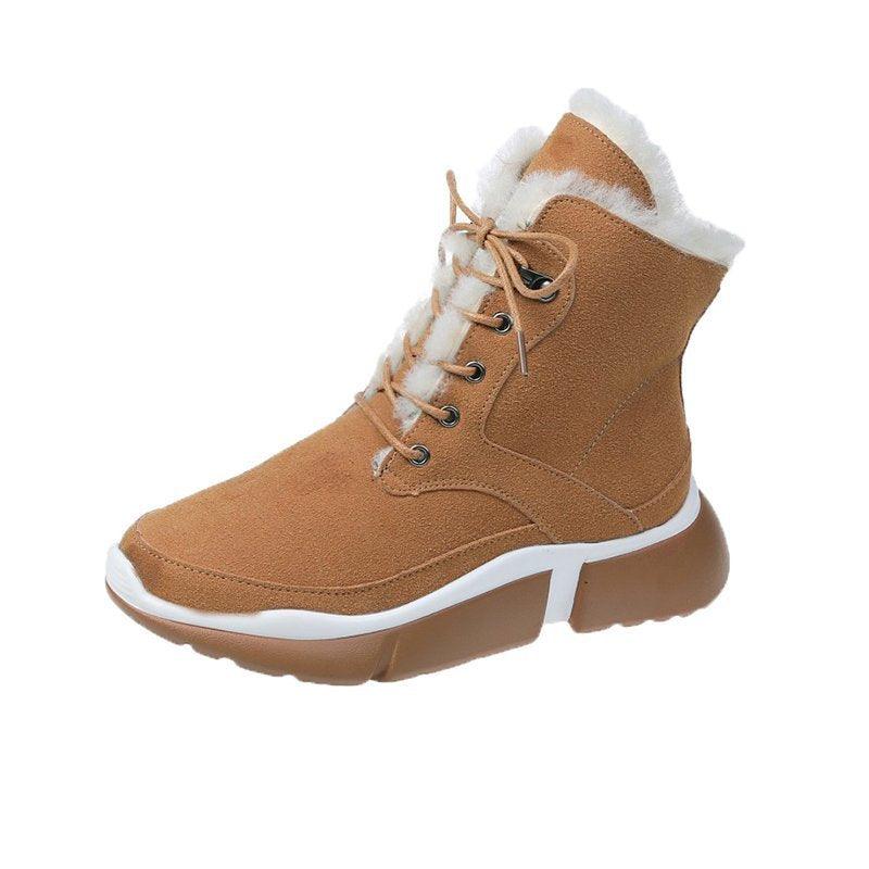plush short cotton boots, view 4 - MRSLM