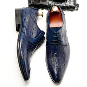 Men's first layer cowhide leather shoes, view 4 - MRSLM