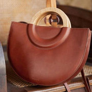 wooden handle fan bag, view 2 - MRSLM