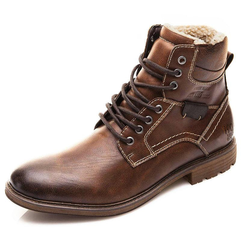 lace-up retro snow boots, view 9 - MRSLM