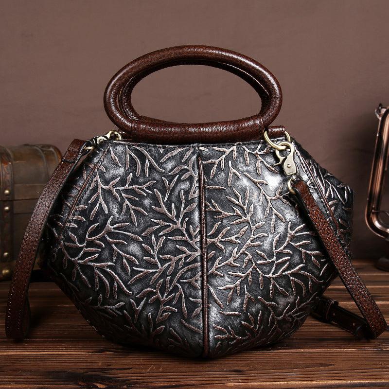 Color contrast casual women's handbag, view 6 - MRSLM