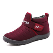 Women's mid-tube plus velvet snow boots, view 3 - MRSLM