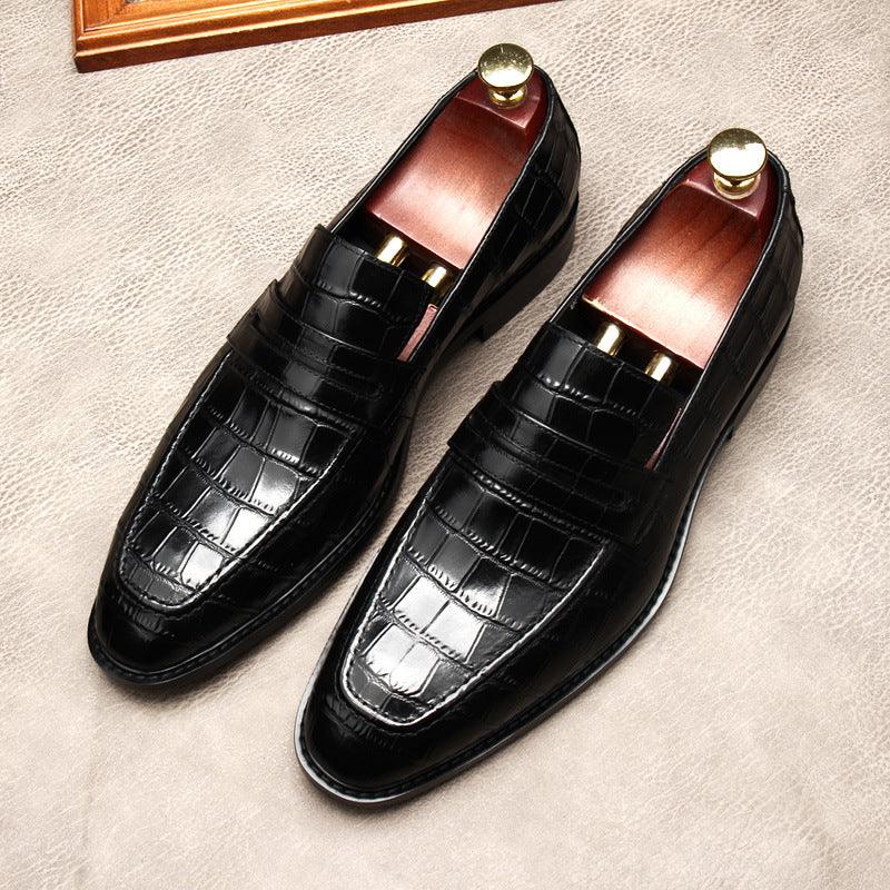 men's business genuine leather shoes, view 2 - MRSLM