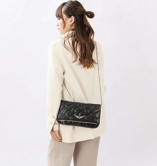 black leather crossbody bag - MRSLM