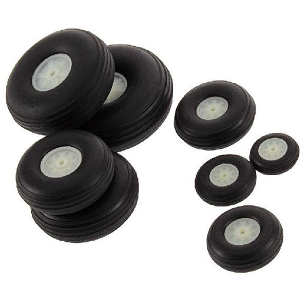 5X 70MM Rubber Wheel For RC Airplane And DIY Robot Tires - MRSLM