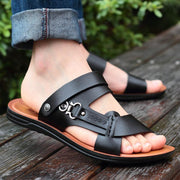 casual beach flip flops, view 4 - MRSLM