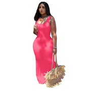 Long sling dress, view 3 - MRSLM