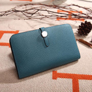 Long leather passport bag, view 3 - MRSLM