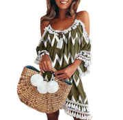 Bohemian print jumpsuit skirt, view 4 - MRSLM