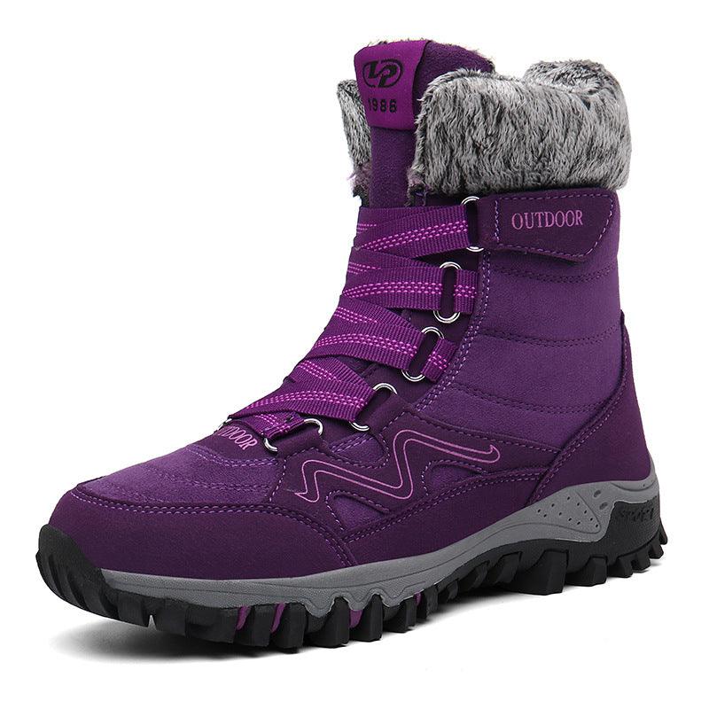 high-top warm velvet cotton shoes, view 4 - MRSLM