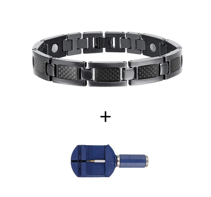 titanium steel magnetic bracelet, view 8 - MRSLM