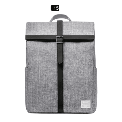 Women's solid color computer backpack, view 8 - MRSLM