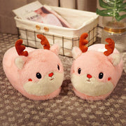 Cute plush home slippers, view 4 - MRSLM