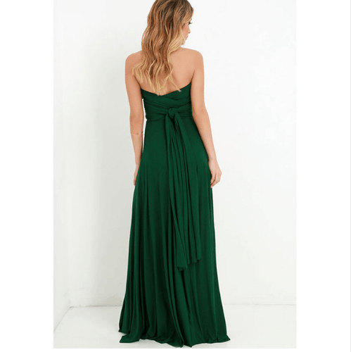 Women Bandage Convertible Boho Maxi Dress - MRSLM