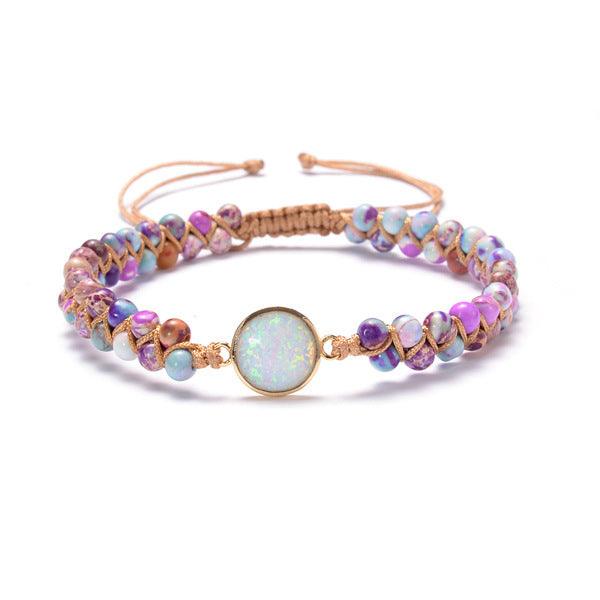 stone wrap bracelet, view 2 - MRSLM
