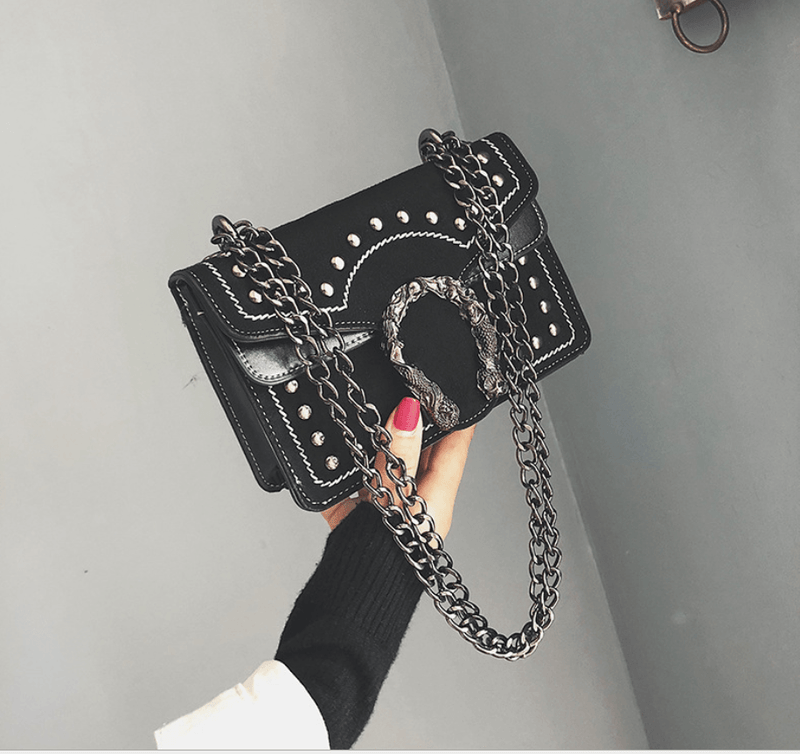 chain crossbody shoulder bag, view 12 - MRSLM