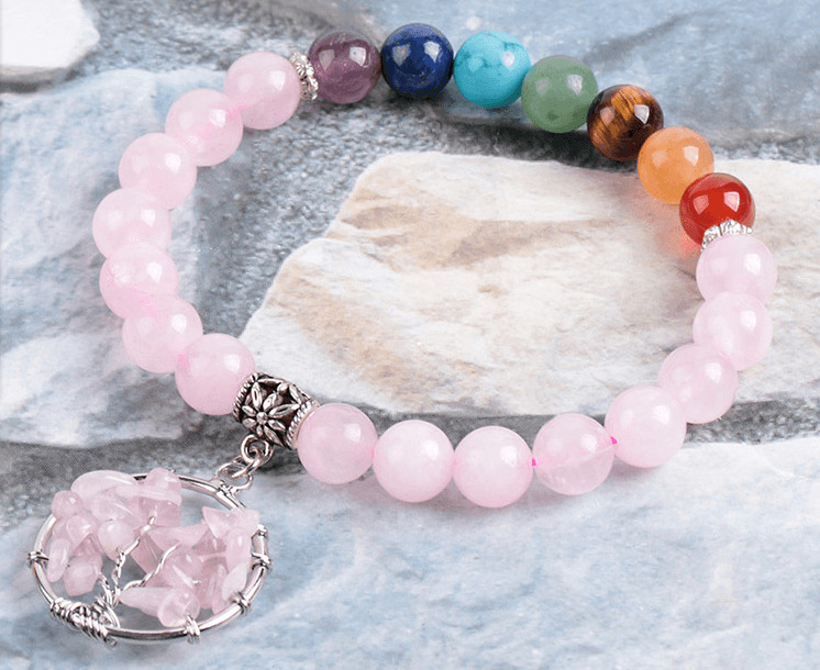 Crystal beaded bracelet, view 3 - MRSLM
