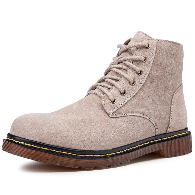 British style high-top casual work boots, view 2 - MRSLM