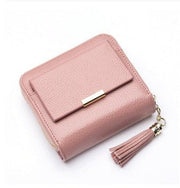 Short wallet with lychee grain buckle, view 7 - MRSLM