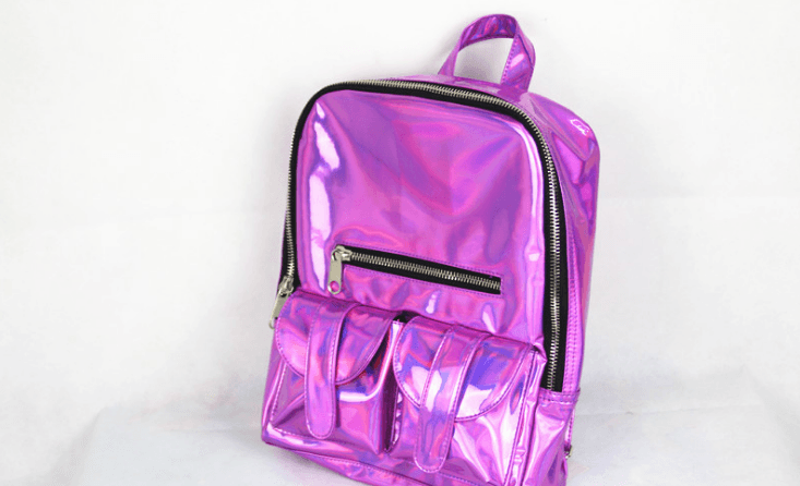 holographic laser shoulder backpack, view 6 - MRSLM