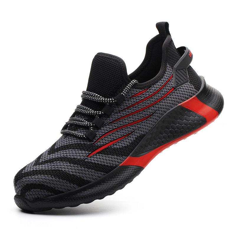 knit steel toe work shoes, view 6 - MRSLM