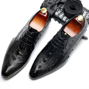 Men's first layer cowhide leather shoes, view 2 - MRSLM