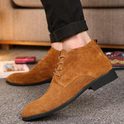 Men's mid-top lace-up pointed casual shoes - MRSLM