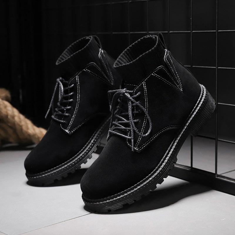 men's high-top sock boots, view 3 - MRSLM