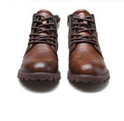 Men's zip-up PU work boots, view 5 - MRSLM