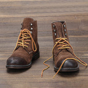 Men's first layer cowhide Martin boots, view 2 - MRSLM