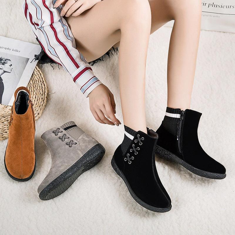 women's snow boots with wool lining - MRSLM