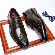Men's British leather dress shoes, view 4 - MRSLM