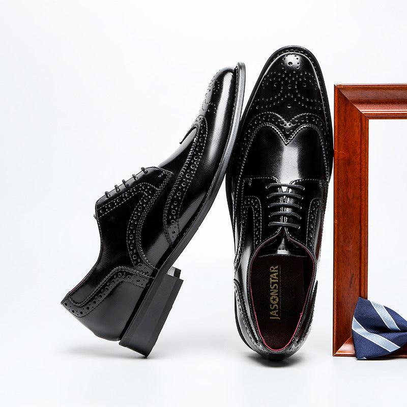 Men's British leather dress shoes, view 7 - MRSLM