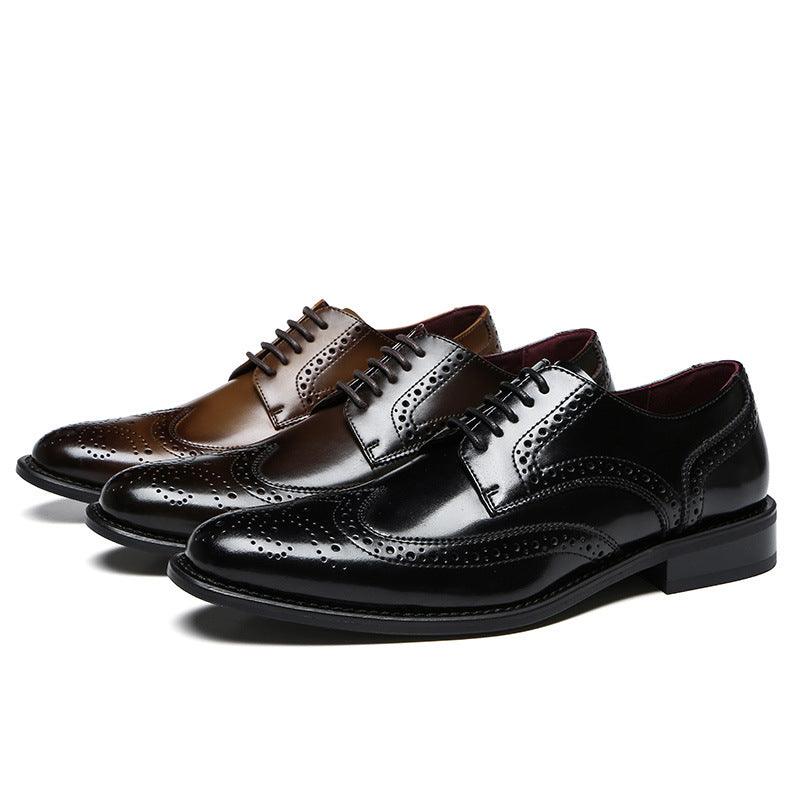 Men's British leather dress shoes, view 6 - MRSLM