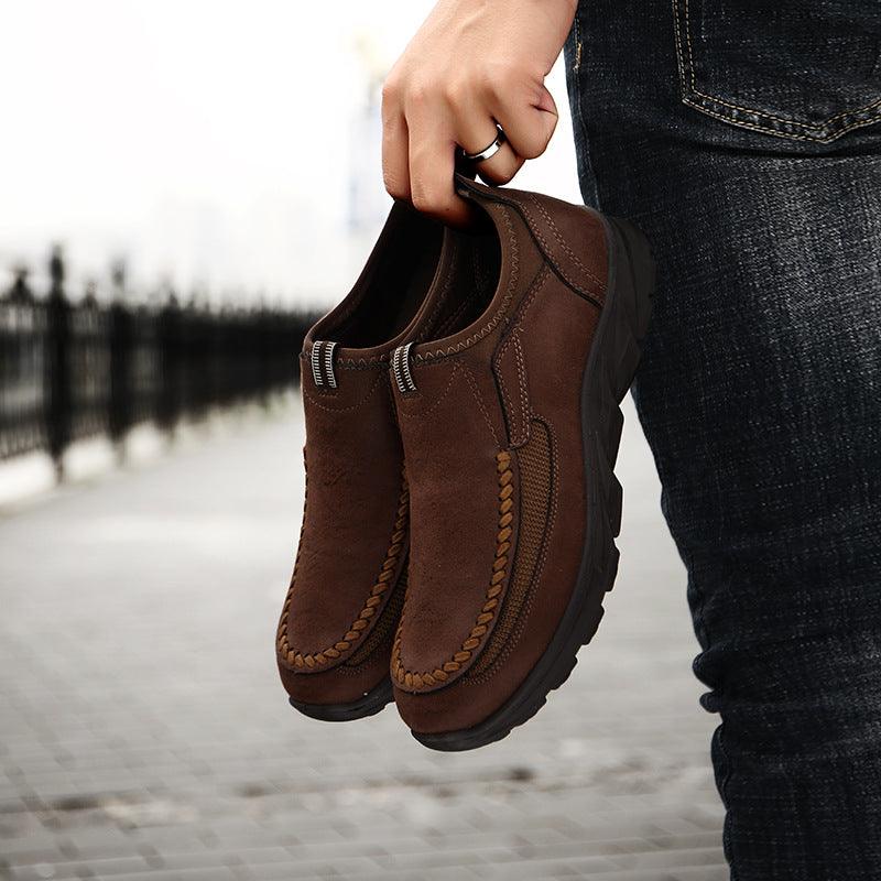 Men's casual faux leather shoes - MRSLM