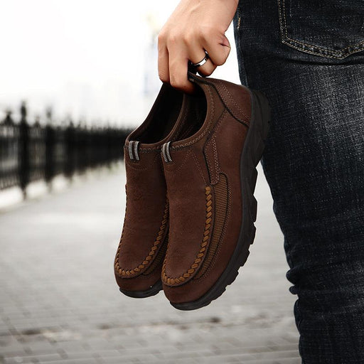 Men's casual faux leather shoes - MRSLM