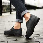 Men's casual faux leather shoes, view 6 - MRSLM
