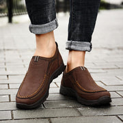 Men's casual faux leather shoes, view 7 - MRSLM