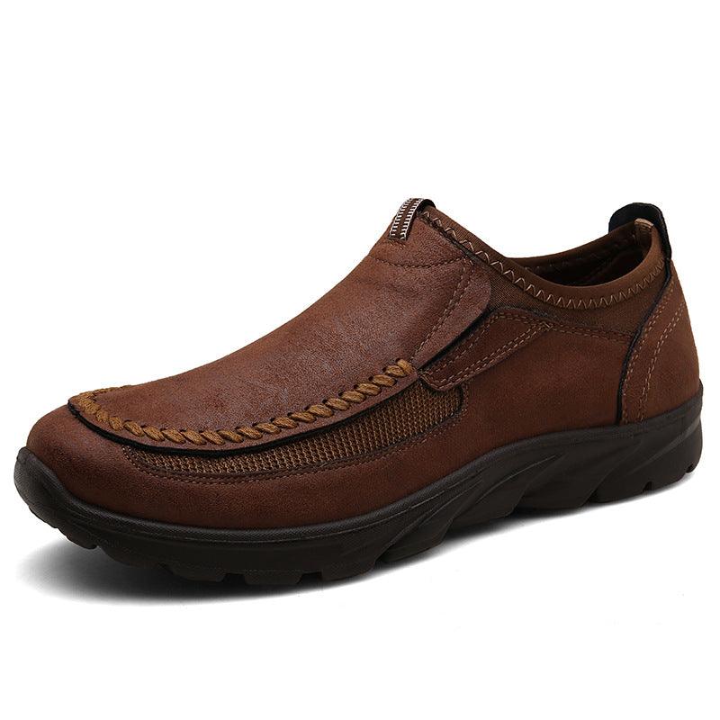 Autumn Set Foot Large 45 Men's Casual Faux Leather Shoes