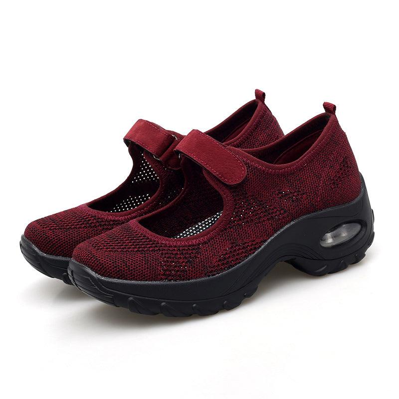 women's breathable flat walking shoes, view 5 - MRSLM