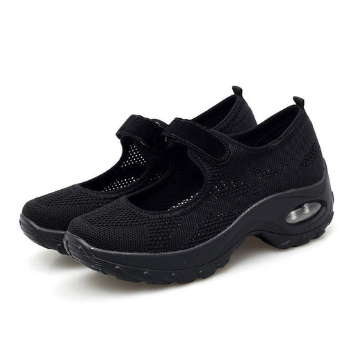 women's breathable flat walking shoes, view 3 - MRSLM